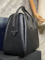Дорожная сумка Prada мужской кожа черный 174420-4