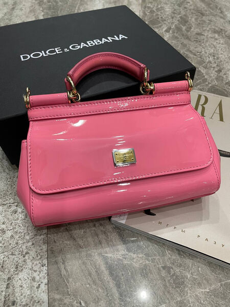 Сумка Dolce&Gabbana женский кожа розовый 129308-2