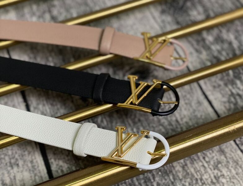 Женский ремень Louis Vuitton женский кожа бежевый 21822