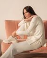 Костюм Loro Piana женский вязаная ткань белый 29740-4
