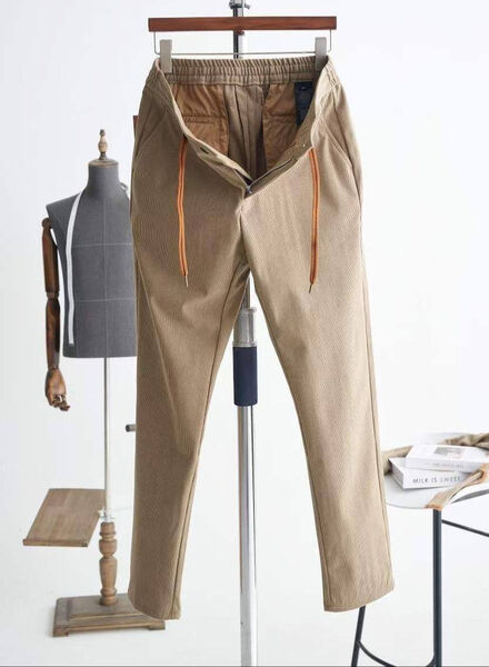 Мужские брюки Zegna мужской бежевый 132912-2