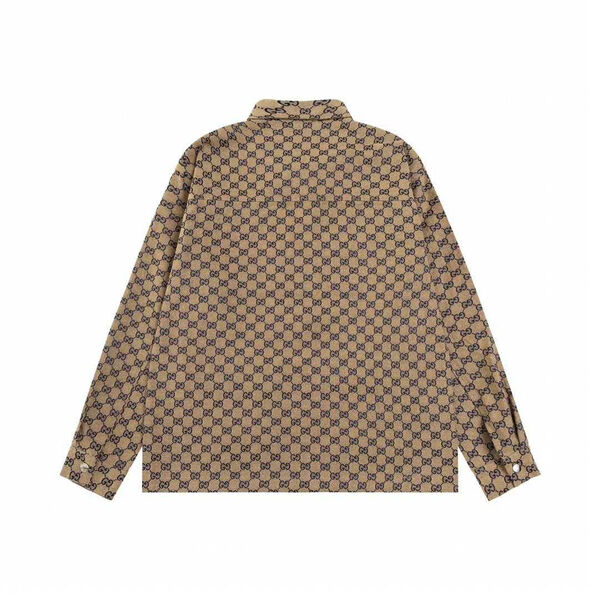 Мужская рубашка Gucci мужской бежевый 173321-2