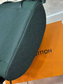 Мужской рюкзак Louis Vuitton мужской кожа бирюзовый 167095-4