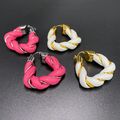 Серьги Bottega Veneta белый 70485-2