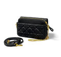 Сумка Christian Dior Caro женский кожа черный 119547-3