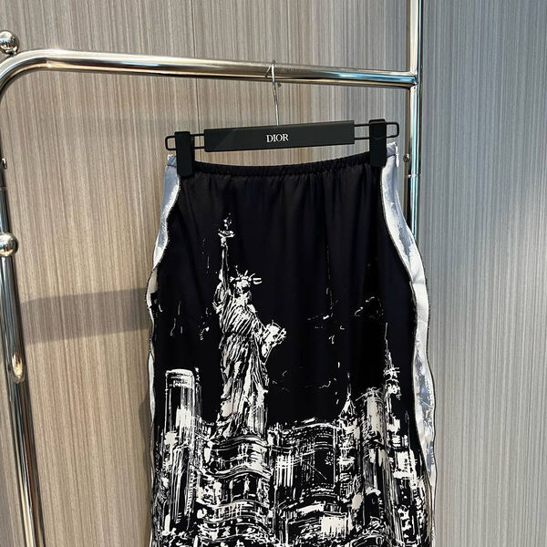 Юбка Christian Dior женский черный 153094