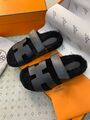 Тапочки Hermès женский черный 78233