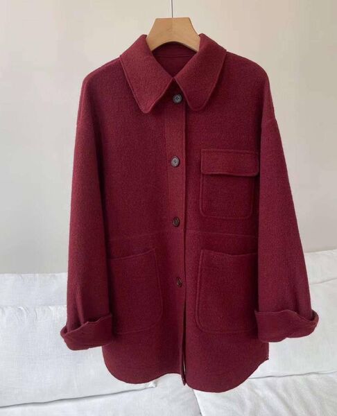Рубашка Loro Piana женский бордовый 197847