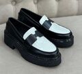 Лоферы Hermès женский кожа черный 126286-1