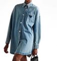 Рубашка Prada женский бирюзовый 154673-1