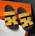Шлепки Hermès женский замша горчичный 89407-1