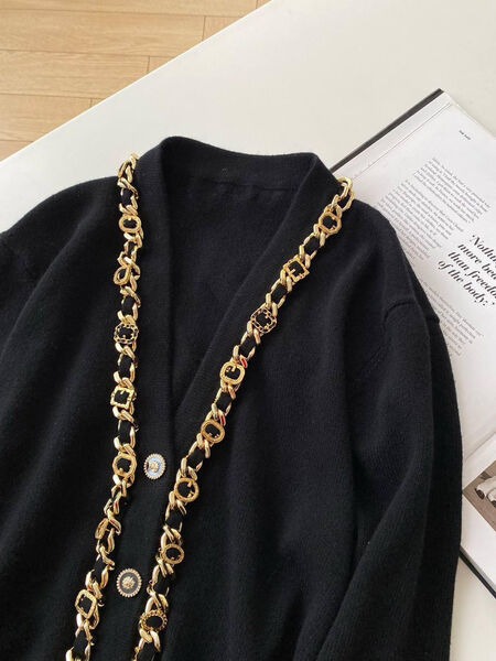 Кардиган Chanel женский черный 162046-3