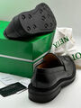 Мужские лоферы Bottega Veneta мужской кожа черный 134932-5