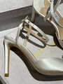 Босоножки Jimmy Choo женский кожа белый 138740-3