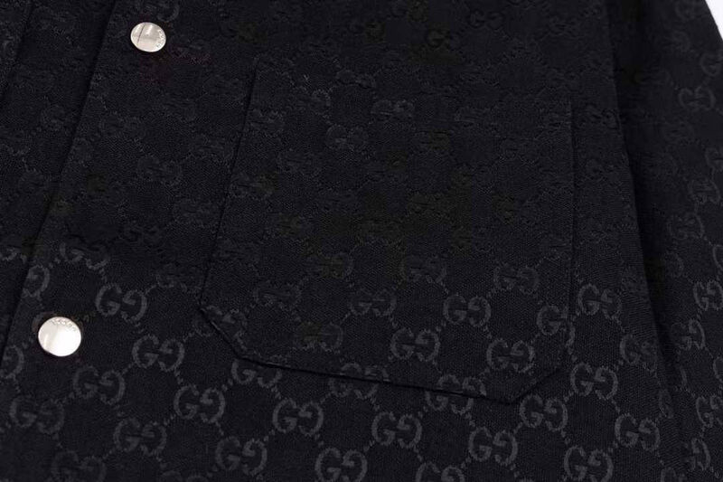 Мужская рубашка Gucci мужской черный 173326-7