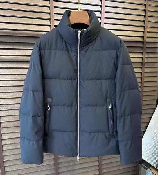 Мужской пуховик Loro Piana мужской синий 169627