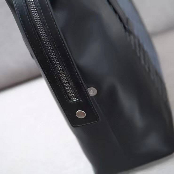 Мужской портфель Bottega Veneta мужской кожа черный 52038-4