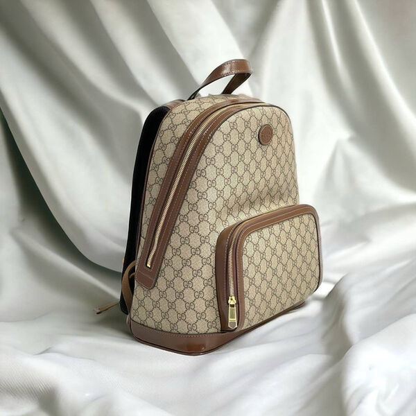 Рюкзак Gucci женский кожа бежевый 98539-3