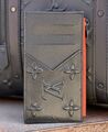 Визитница Louis Vuitton мужской кожа оранжевый 15998-1