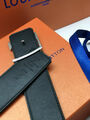 Мужской ремень Louis Vuitton мужской канва графитовый 115782-5