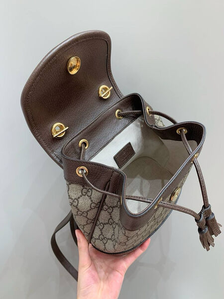 Рюкзак Gucci женский кожа графитовый 149774-4