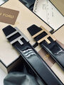 Мужской ремень Tom Ford мужской кожа черный 135024-4
