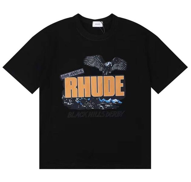 Футболка Rhude женский черный 145006