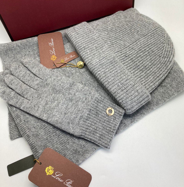 Комплект Loro Piana женский вязаная ткань графитовый 95430