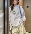 Худи Balenciaga женский молочный 141324