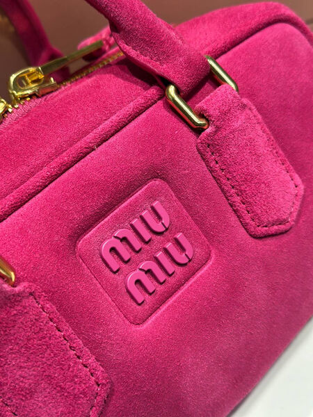 Сумка Miu Miu женский замша бордовый 192647-4