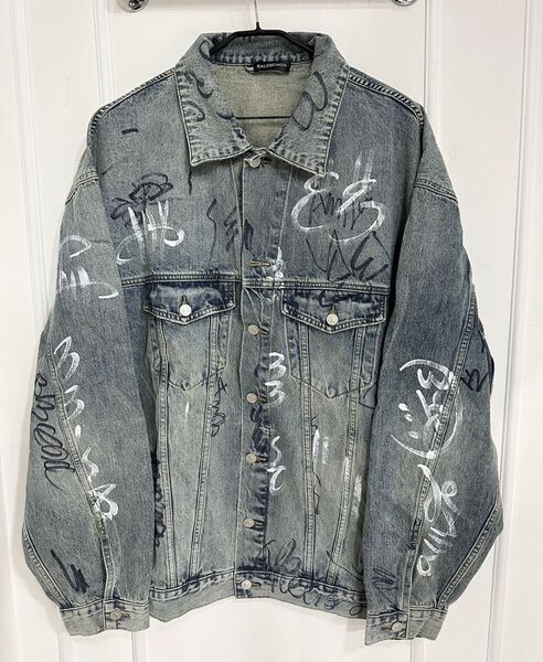 Куртка джинсовка Balenciaga женский джинса болотный 123560