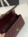 Сумка Chanel Premium женский кожа бордовый 199356-3
