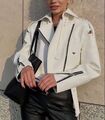 Куртка Balenciaga женский кожа swift белый 106486