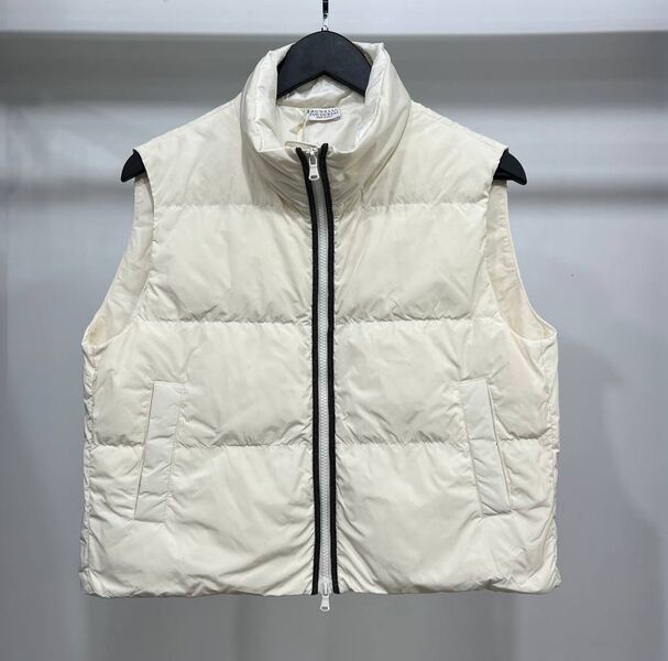 Жилет Brunello Cucinelli женский белый 159693