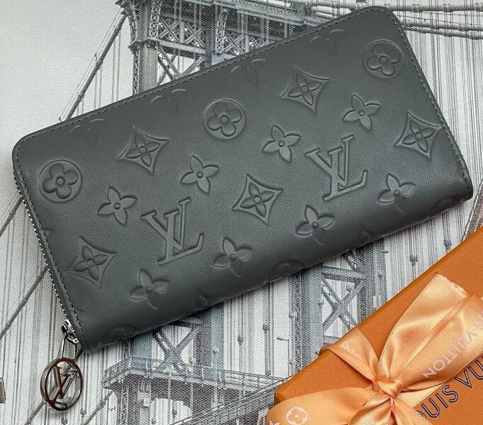 Кошелек Louis Vuitton женский кожа болотный 101566