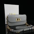 Сумка Christian Dior женский кожа графитовый 107012-2