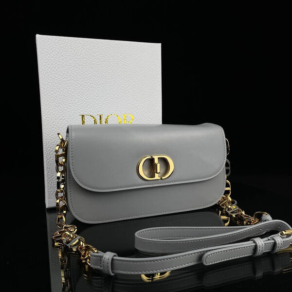 Сумка Christian Dior женский кожа графитовый 107012-2