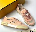 Кеды Fendi женский текстиль розовый 114750-1