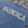 Мужская футболка Balenciaga мужской бирюзовый 143824-2