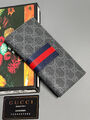 Мужской портмоне Gucci мужской канва графитовый 154016-2