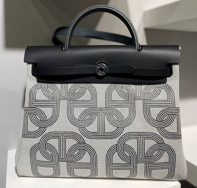 Сумка Hermèsherbag Zip женский кожа черный 127295