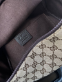 Мужская сумка мессенджер Gucci мужской текстиль бежевый 42771-3