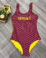 Купальник Versace женский горчичный 37307-1