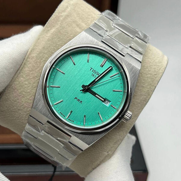 Часы Tissot Prx бирюзовый 155558-3