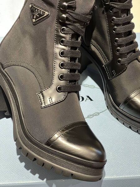 Ботинки Prada женский кожа черный 162830-2