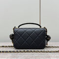 Сумка Chanel женский кожа черный 181622-4