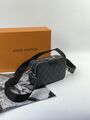 Мужская сумка мессенджер Louis Vuitton мужской канва черный 42806-2