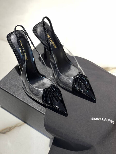 Босоножки Saint Laurent женский черный 98829-4