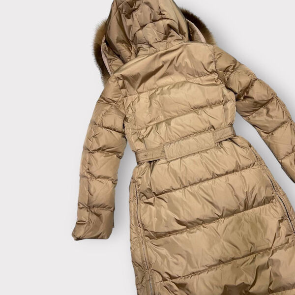 Пуховик Burberry женский бежевый 166913-3