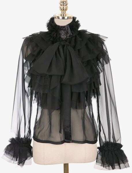 Блузка Balmain женский черный 179012-3